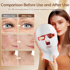 ONLUKY neck device attachment snaps into the mask for broader coverage.