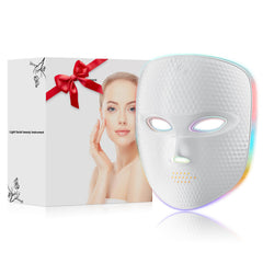 Onlucky red light mask front view for at-home skincare sessions