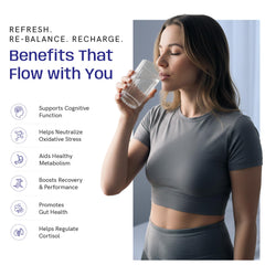 ONLY HUMAN H2 tablets with magnesium provide mineral-enhanced hydration during workouts.