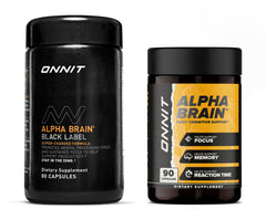 ONNIT Cognitive Performance Bundle alpha brain bundle hero—focus-enhancing supplements.