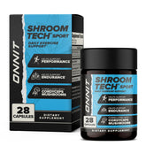 ONNIT Shroom Tech SPORT bottle shown for daily energy support.