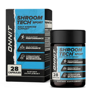 ONNIT Shroom Tech SPORT bottle shown for daily energy support.