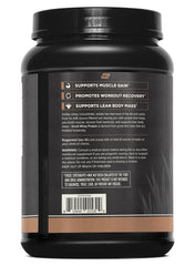 ONNIT whey isolate scoop next to shaker bottle for quick mixing