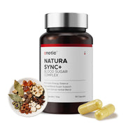 ONOTIC Blood Sugar Complex bottle front with vegan capsules for daily wellness
