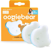 Oogiebear cradle cap sponge two-pack for gentle scalp cleansing on babies