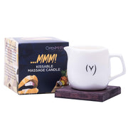 OpenMity Kissable Massage Oil Candle pour releases silky oil for a smooth massage