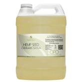 OPO Hemp Seed Oil bottle pours for skin and hair blends.