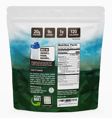 Opportuniteas grass fed chocolate whey isolate scoop enables easy measurement and smooth shakes