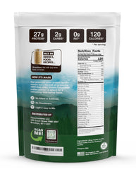 Opportuniteas grass-fed coffee whey powder scoop demonstrates easy servings.