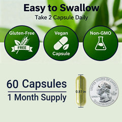 Opti Health sea moss pills close up showing tasteless easy to swallow capsules