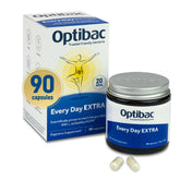 OptiBac For Every Day EXTRA bottle front for daily probiotic support.
