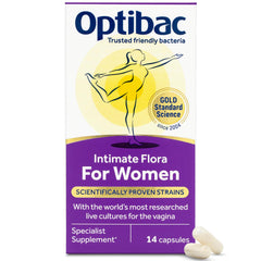 OptiBac For Women bottle for daily probiotic use