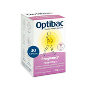 Optibac Probiotics Pregnancy bottle on a kitchen shelf for daily gut balance.