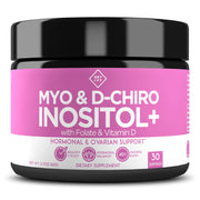 Optify Premium Inositol bottle front shows flavorless powder for daily balance.
