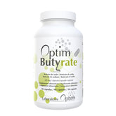 Optim Butyrate bottle view, convenient daily capsules for gut support.