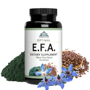 Optimal Health Systems EFA bottle front view showing plant-based omega-3 blend