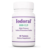 Optimox Iodoral 12.5 mg bottle front view for potential thyroid support.