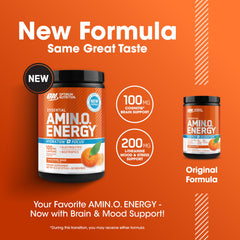 Optimum Nutrition Amino Energy Plus Electrolytes Tangerine Wave drink after a run for hydration
