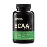 Optimum Nutrition BCAA capsules bottle for daily amino acid support.