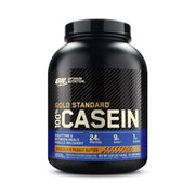 Optimum Nutrition Gold Standard Casein bottle pour showing slow-release protein benefits