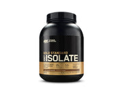 Optimum Nutrition Gold Standard Isolate Chocolate Bliss tub showcasing premium whey protein for post-workout support.