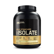 Optimum Nutrition Gold Standard Isolate vanilla powder for fast post-workout protein.