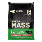 Optimum Nutrition Serious Mass bottle front view highlighting product name and volume