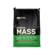 Optimum Nutrition Serious Mass chocolate bottle front, a calorie-dense post-workout option.