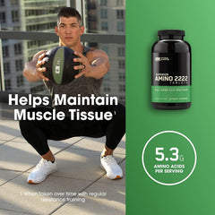 Serving size guide illustration for daily amino intake.