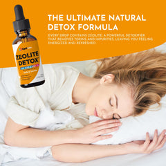 Optiwav Zeolite Detox Drops for kids dosing in juice or water.