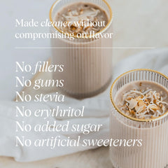 Ora Organic blend of organic pea and rice proteins close-up