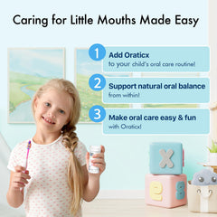 OraTicx Kids 2-pack packaging highlights value and convenience