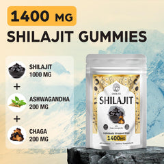 ORBILIVE Gummies with Ashwagandha and Chaga blend for energy-supporting wellness.
