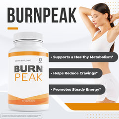 Orby BurnPeak capsules ready to dispense for easy daily use.