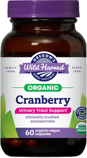 Oregon's Wild Harvest PACran cranberry concentrate bottle for daily supplementation
