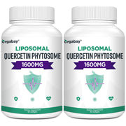 Orgabay Liposomal Quercetin Phytosome bottle highlighting high-dose quercetin for daily support