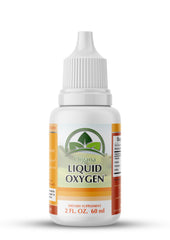Organa International Liquid Oxygen Drops bottle on a clean countertop, boosting everyday vitality.