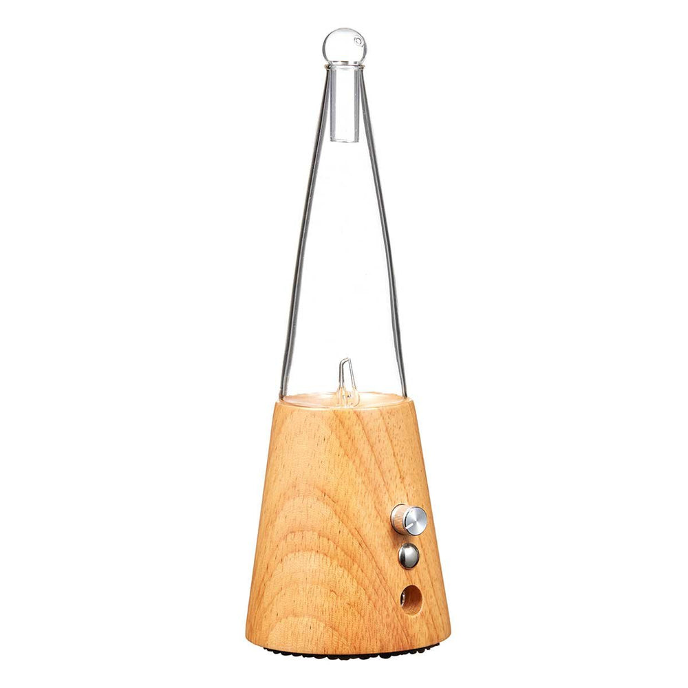 Organic Aromas nebulizing diffuser with glass reservoir for large-space diffusion.