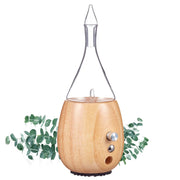Organic Aromas Raindrop 2.0 glass nebulizer delivers direct oil vapor for large-room scent without dilution.