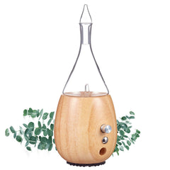 Organic Aromas Raindrop 2.0 glass nebulizer delivers direct oil vapor for large-room scent without dilution.