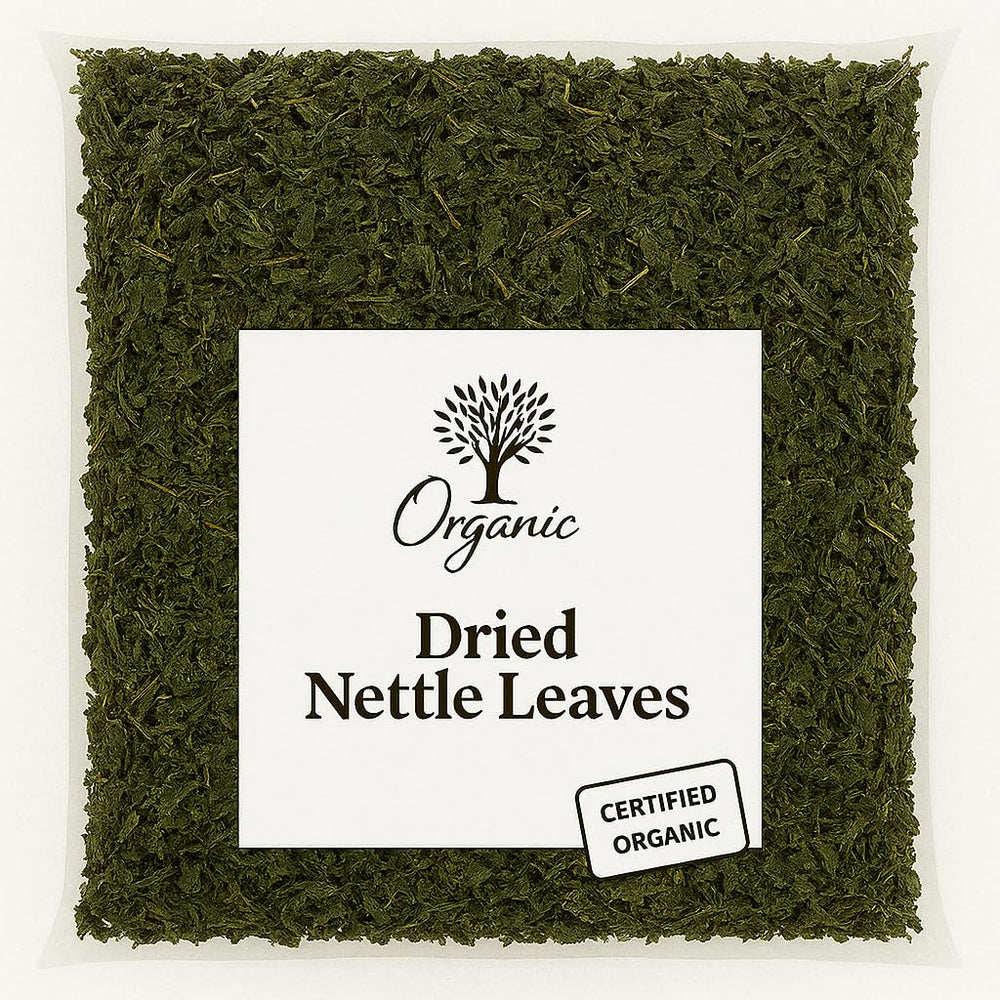 Organic Bio Herbs dried nettle leaf bulk for nourishing teas and blends.