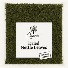 Organic Bio Herbs dried nettle leaf bulk for nourishing teas and blends.