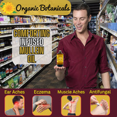 Swimmer ear care with Organic Botanicals mullein oil
