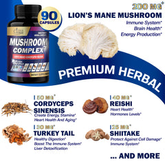 Organic Cadane 13in1 ingredients label highlights a broad-spectrum plant-based blend.