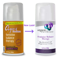 Organic Excellence Progesterone Cream tube-dispense for easy daily application