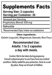 Organic Farms Vitamins Alka capsules close-up highlights 700 mg nahcolite for immune support