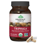 Organic India Triphala bottle front for daily digestive support