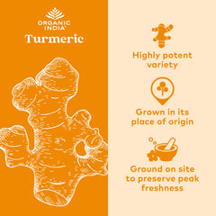 Organic India Turmeric Curcumin capsules close-up for daily use