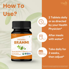 Organic Spree Brahmi daily-use tablets for on-the-go routine