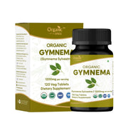 Organic Spree Gymnema tablets bottle for daily wellness routine and easy use.